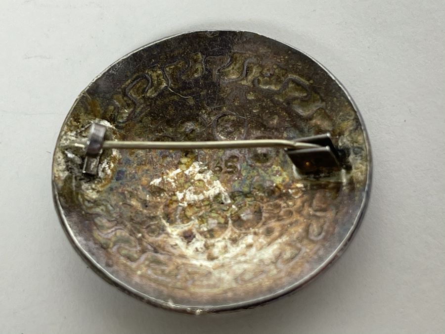 Sterling Silver With Turquoise Pendant 6g [Photo 4]