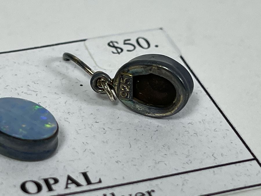 New Sterling Silver Opal Earrings [Photo 5]