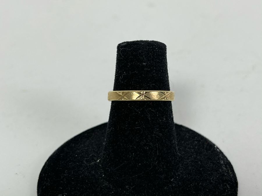 14K Gold Ring Size Coming 1.5g [Photo 1]