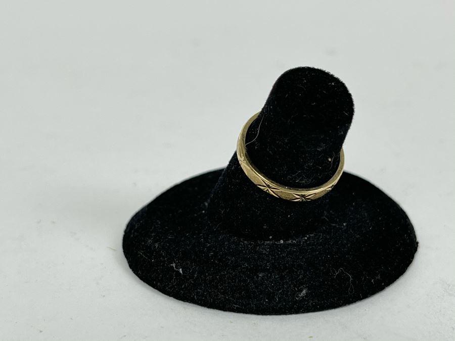14K Gold Ring Size Coming 1.5g [Photo 3]