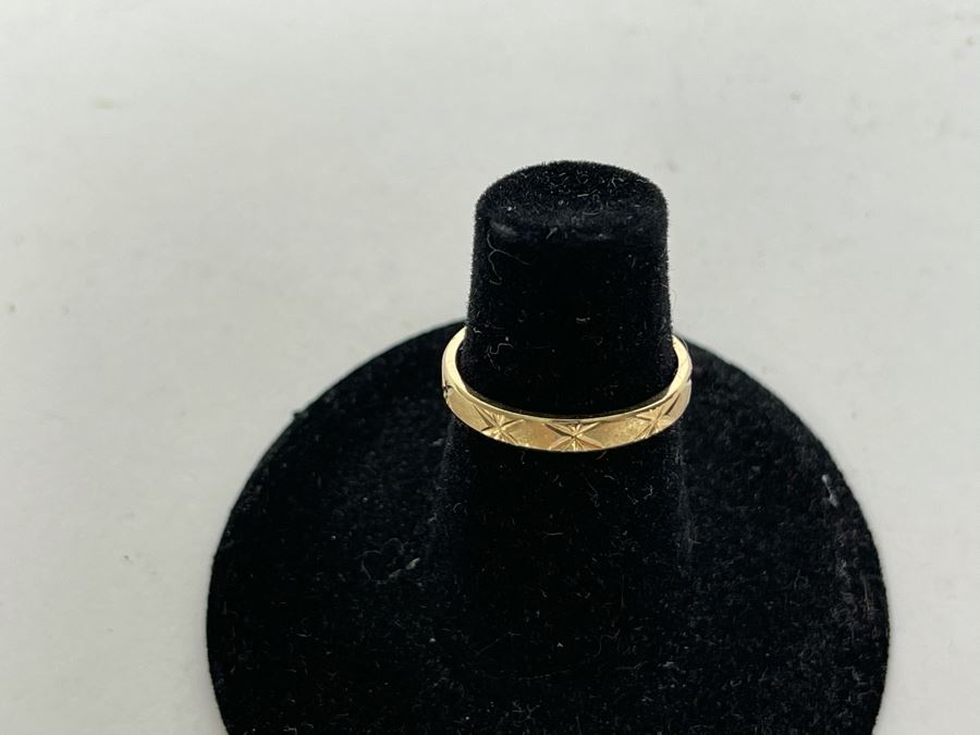 14K Gold Ring Size Coming 1.5g [Photo 2]