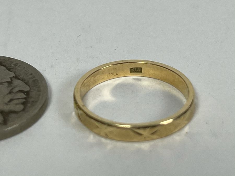 14K Gold Ring Size Coming 1.5g [Photo 4]