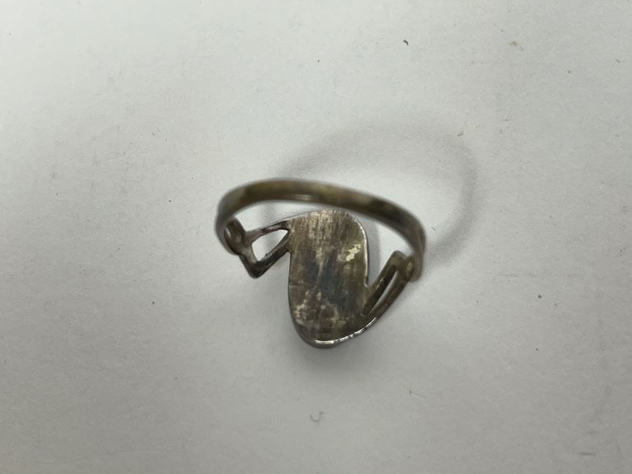 Sterling Silver Turquoise Ring 2.4g [Photo 6]