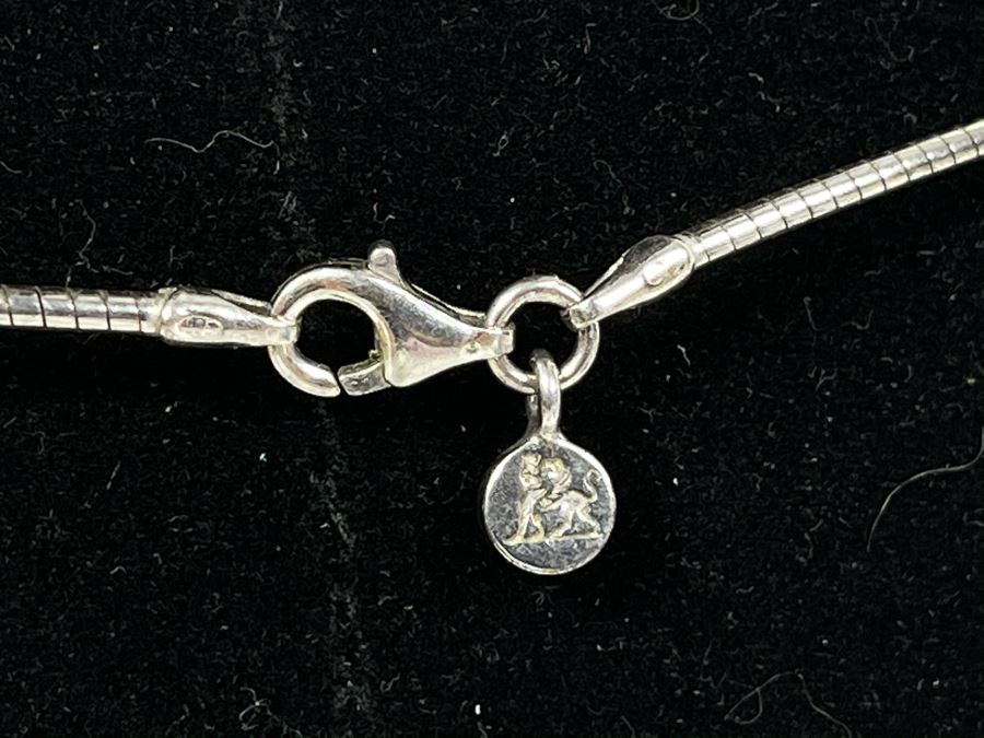 Sterling Silver 15' Necklace 7.2g [Photo 5]