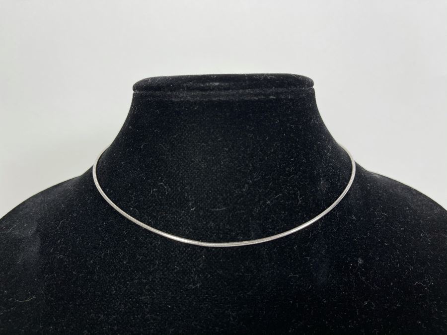 Sterling Silver 15' Necklace 7.2g [Photo 2]