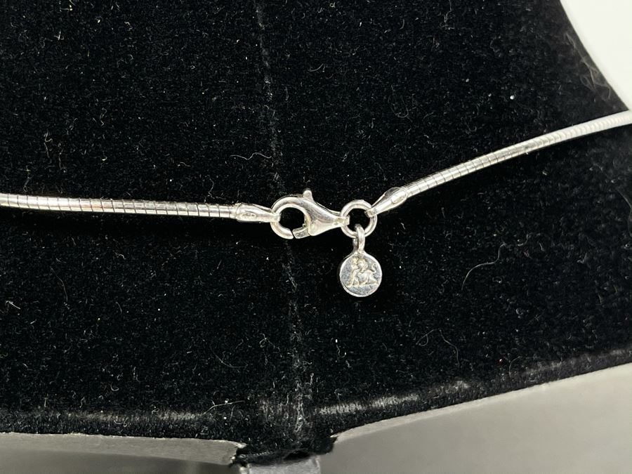 Sterling Silver 15' Necklace 7.2g [Photo 4]