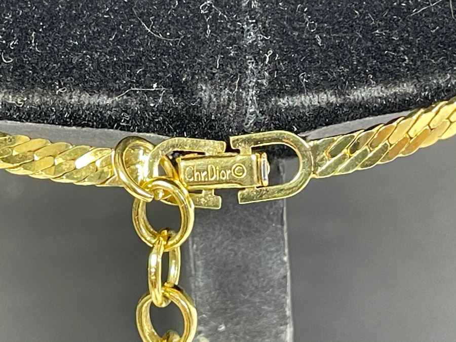 Signed Christian Dior Necklace [Photo 5]