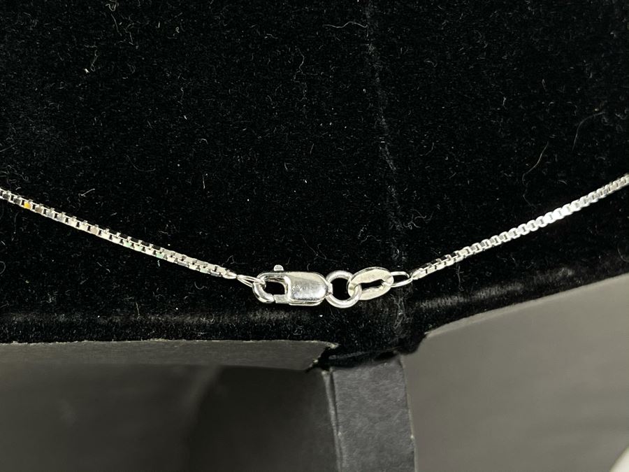 18K Gold 16' Necklace 3.6g [Photo 4]