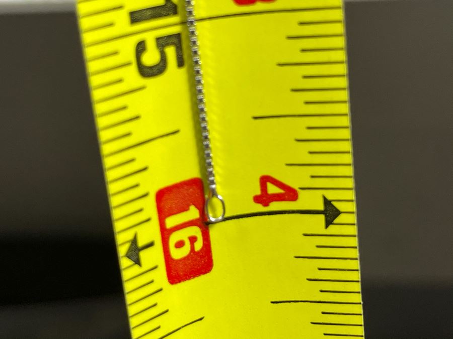 18K Gold 16' Necklace 3.6g [Photo 9]