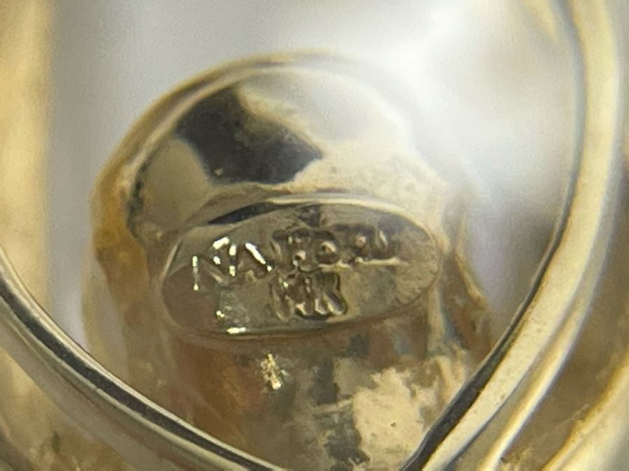 14K Gold Chain 18' Necklace With 14K Gold Pearl Pendant 3.1g [Photo 14]