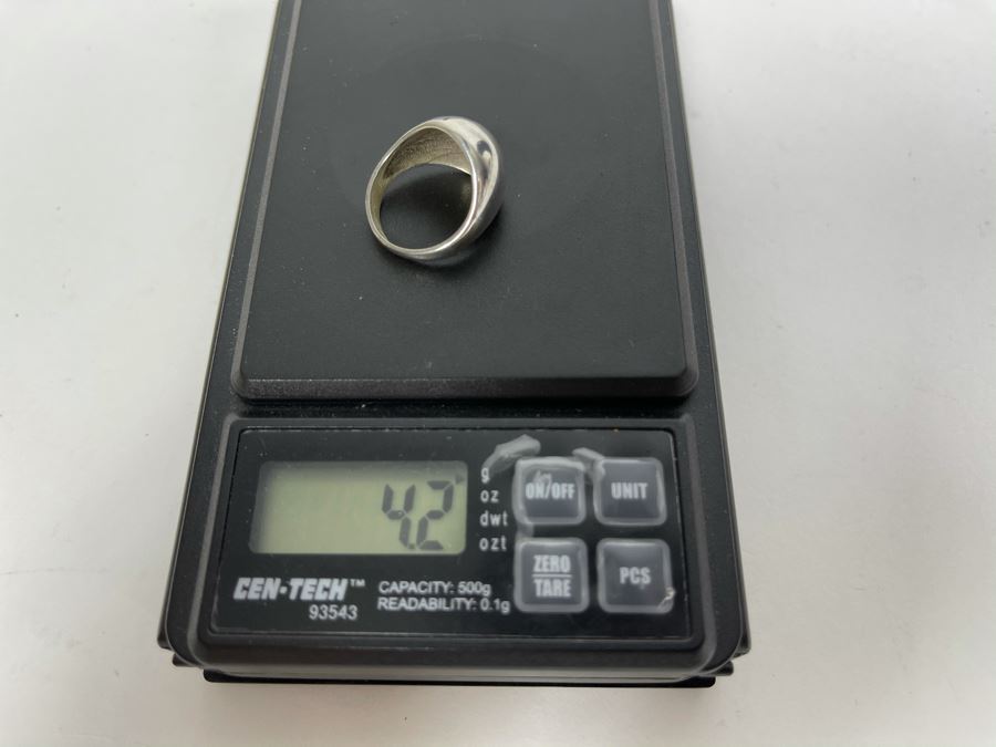 Sterling Silver Modern Ring 4.2g [Photo 5]