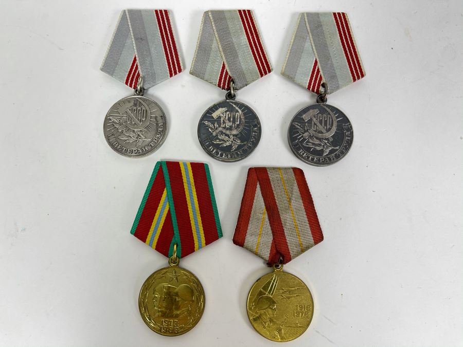 Collection Of Vintage Soviet Union USSR Military Medals [Photo 3]