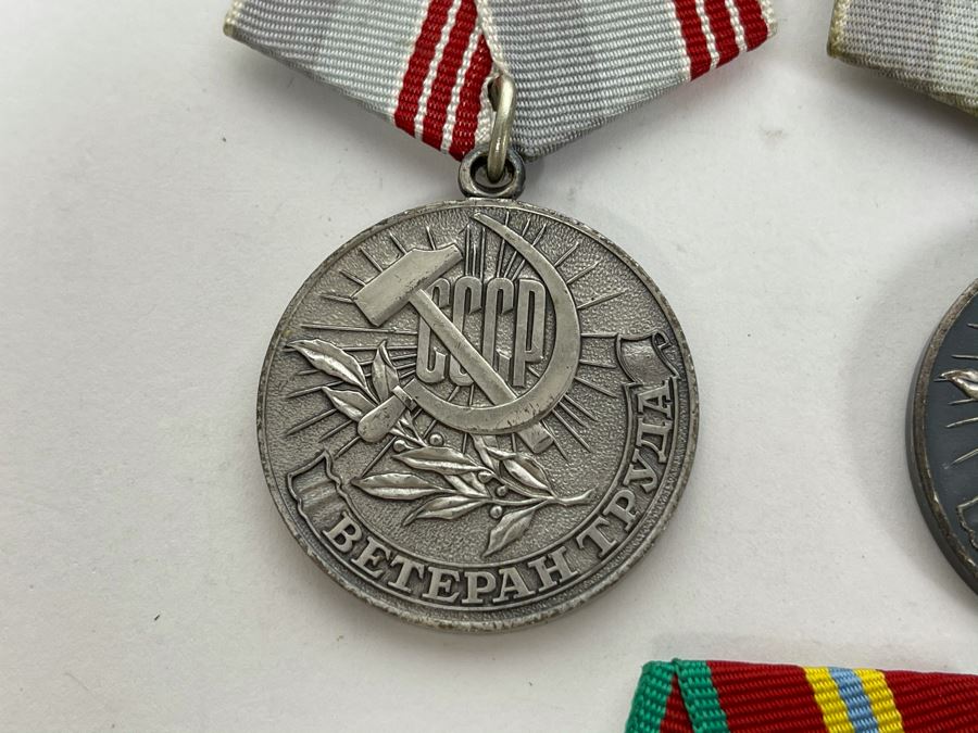 Collection Of Vintage Soviet Union USSR Military Medals [Photo 4]