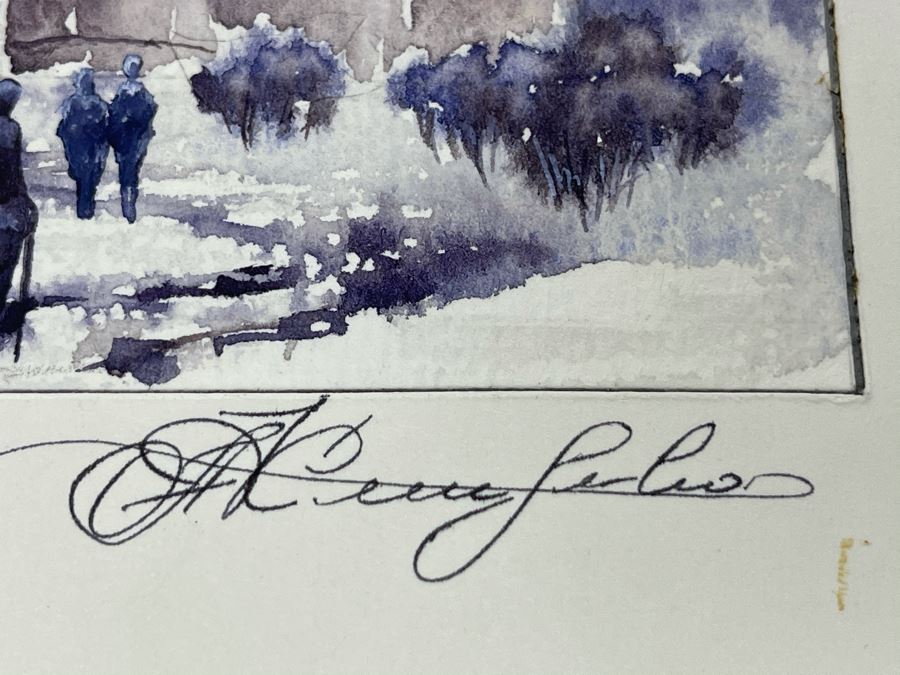 Original Alex Kleschenco Moscow Russian Watercolor Painting Of Pokrov In Suzdal 5' X 4' [Photo 8]