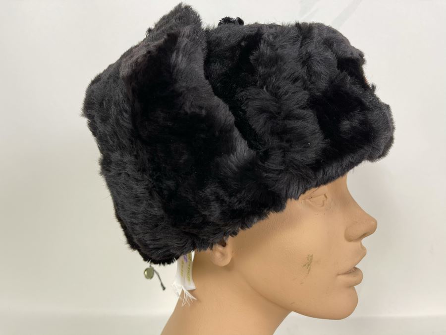 Vintage New With Tags Russian Pot Poht Mink Hat With Soviet Union Hat Pin [Photo 8]