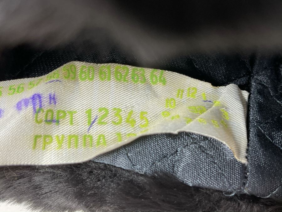 Vintage New With Tags Russian Pot Poht Mink Hat With Soviet Union Hat Pin [Photo 13]