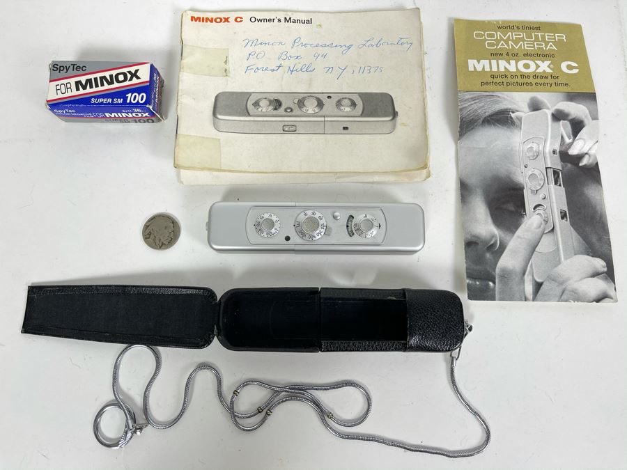 Vintage Minox C Miniature Spy Camera With Film [Photo 2]