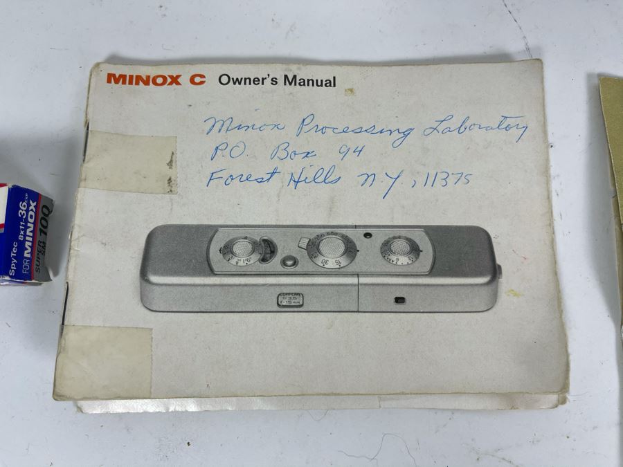 Vintage Minox C Miniature Spy Camera With Film [Photo 9]