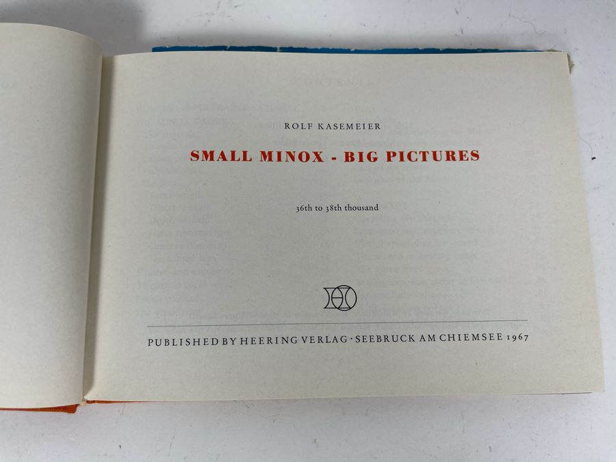 Small Minox Big Pictures Book By Rolf Kasemeier [Photo 4]