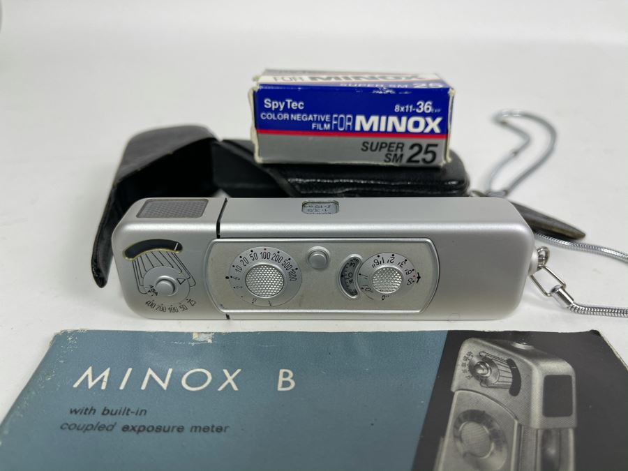 Vintage Minox B Miniature Spy Camera With Film [Photo 1]