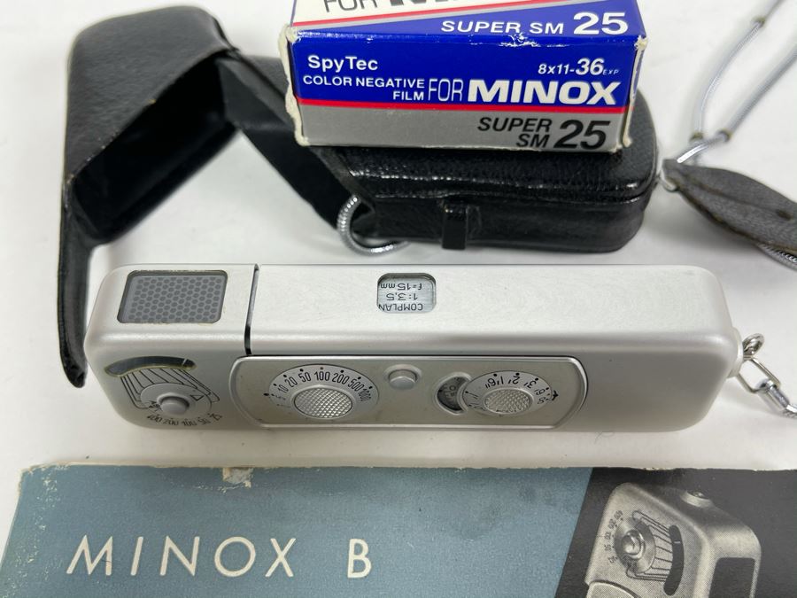 Vintage Minox B Miniature Spy Camera With Film [Photo 3]