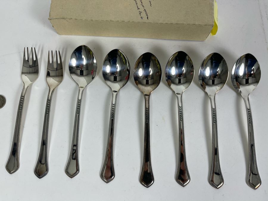 Vintage Russian Flatware: Six Spoons And Two Forks [Photo 2]