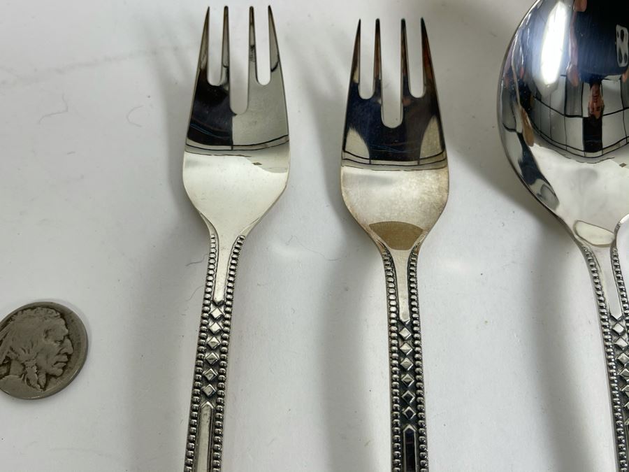 Vintage Russian Flatware: Six Spoons And Two Forks [Photo 3]