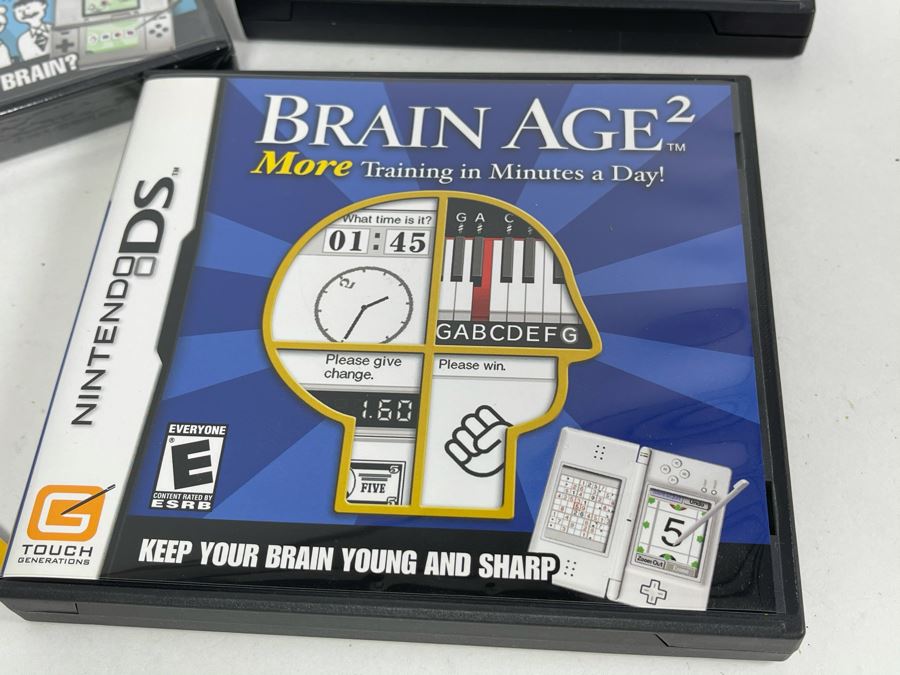 Pair Of Nintendo DS Lites With Various Games Including Brain Age, Sudoku And Sealed Big Brain Academy [Photo 6]
