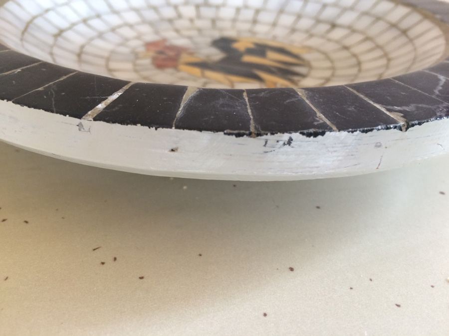 Heidi Mosaics Denmark Mosaic Plate Rooster [Photo 6]