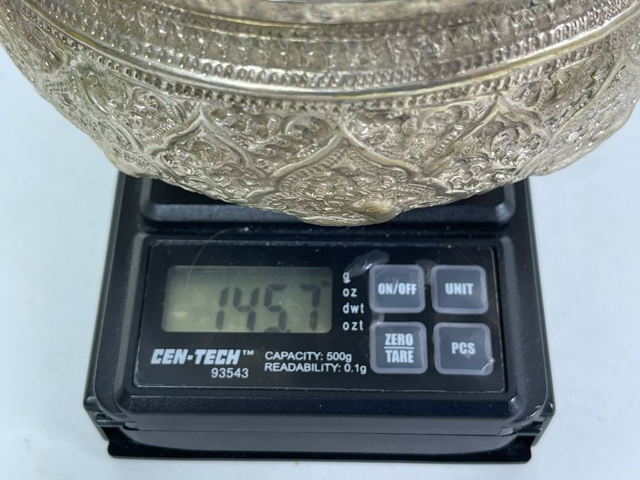 JUST ADDED - Signed Hand Hammered Metal Repose Bowl 145g [Photo 8]