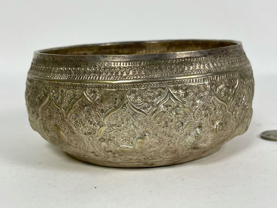 JUST ADDED - Signed Hand Hammered Metal Repose Bowl 145g [Photo 2]