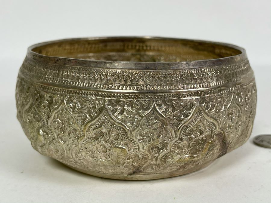 JUST ADDED - Signed Hand Hammered Metal Repose Bowl 145g [Photo 4]