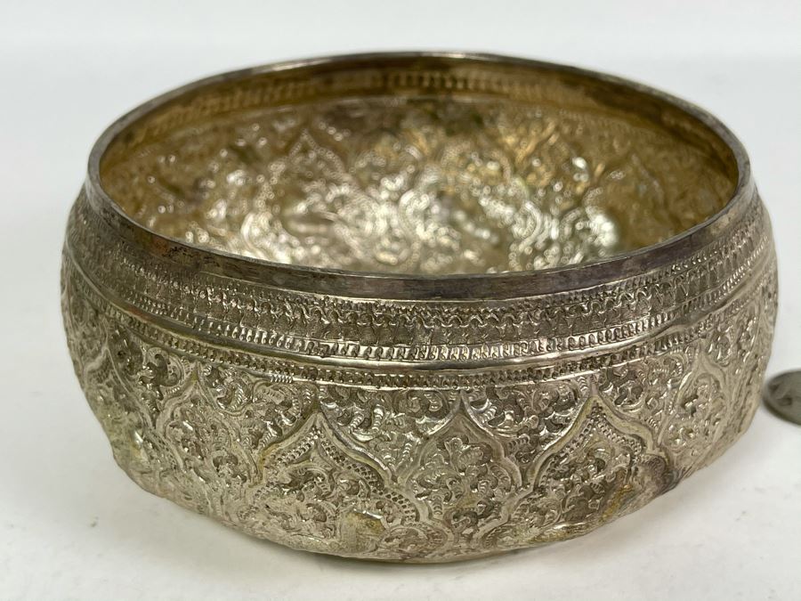 JUST ADDED - Signed Hand Hammered Metal Repose Bowl 145g [Photo 5]