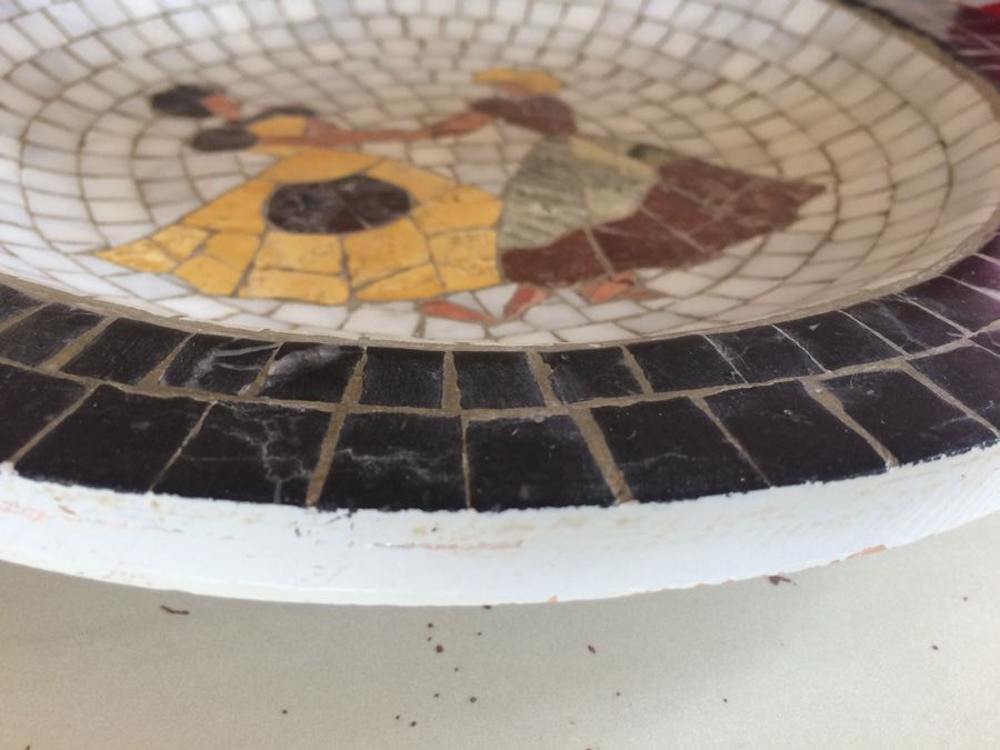 Heidi Mosaics Denmark Mosaic Plate [Photo 6]