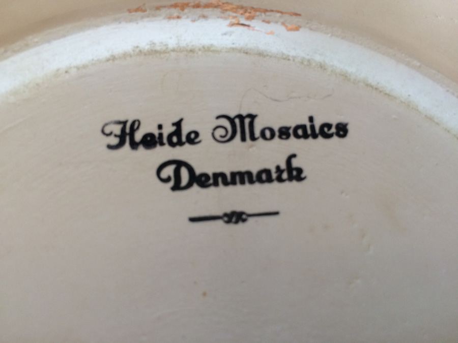Heidi Mosaics Denmark Mosaic Plate [Photo 7]