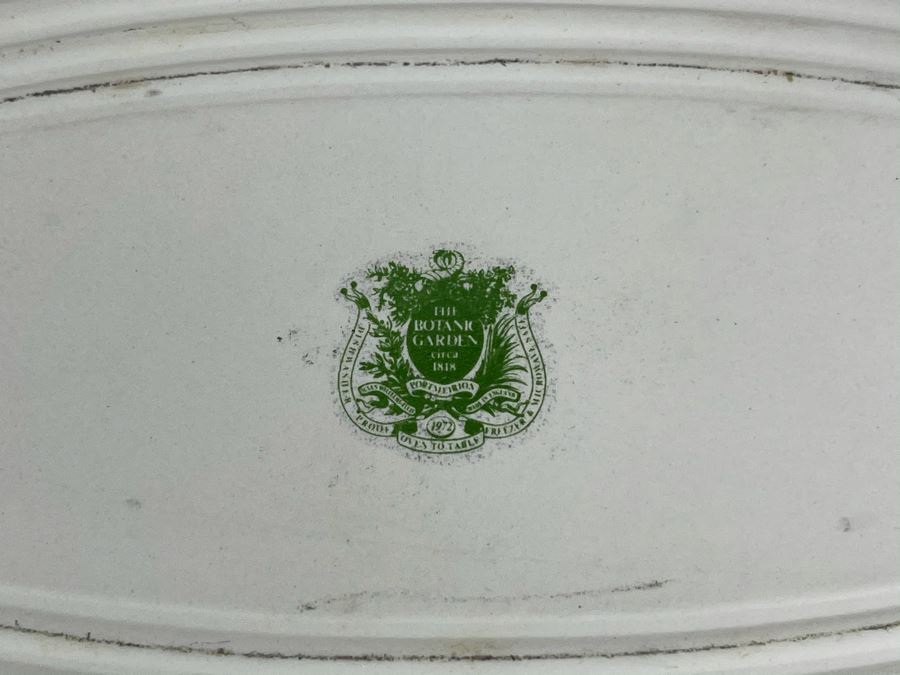 JUST ADDED - The Susan Williams-Ellis Botanic Garden Christmas Rose Oval Platter 14W X 9W [Photo 8]