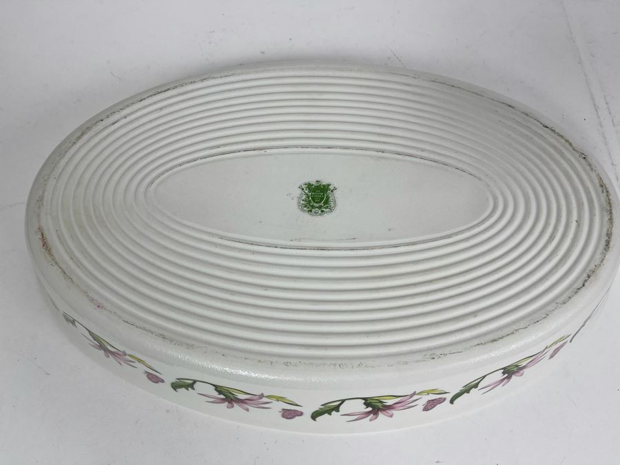 JUST ADDED - The Susan Williams-Ellis Botanic Garden Christmas Rose Oval Platter 14W X 9W [Photo 7]
