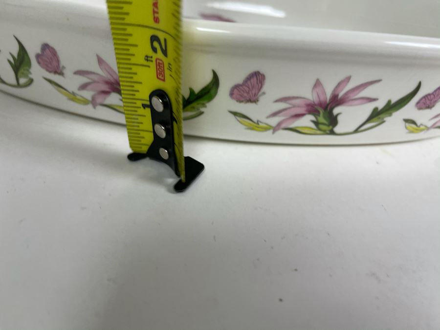 JUST ADDED - The Susan Williams-Ellis Botanic Garden Christmas Rose Oval Platter 14W X 9W [Photo 12]