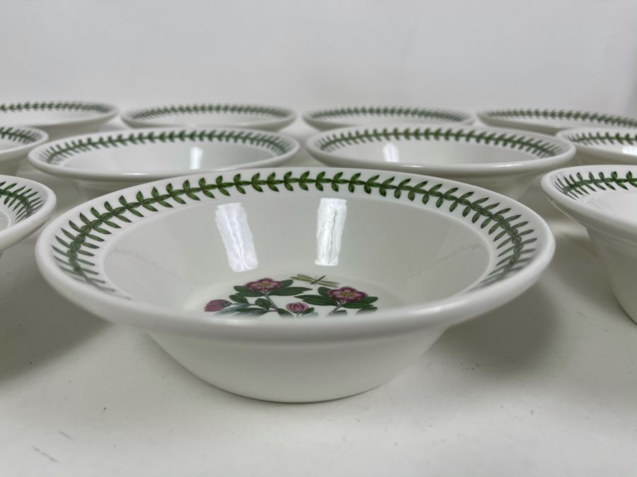 JUST ADDED - Eleven Susan Williams-Ellis Botanic Garden Portmeirion Bowls 6.5R [Photo 4]