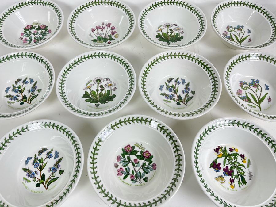 JUST ADDED - Eleven Susan Williams-Ellis Botanic Garden Portmeirion Bowls 6.5R [Photo 2]