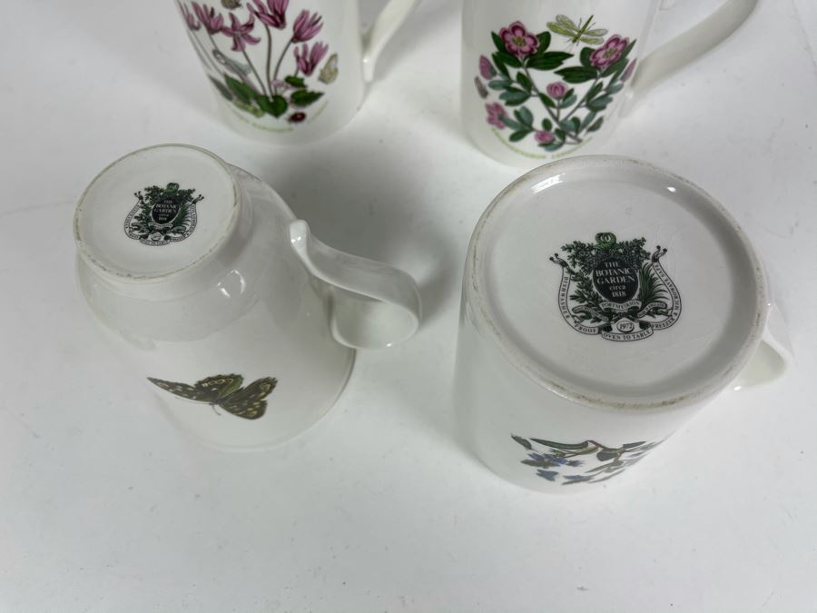 JUST ADDED - Four Susan Williams-Ellis Botanic Garden Portmeirion Coffee Cups [Photo 7]