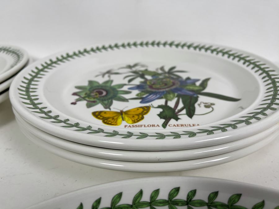 JUST ADDED - Eight Susan Williams-Ellis Botanic Garden Portmeirion Dinner Plates (There Are Duplicates Of Some Plates) 10.5R [Photo 8]