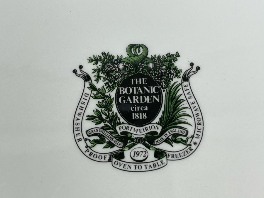 JUST ADDED - Eight Susan Williams-Ellis Botanic Garden Portmeirion Dinner Plates (There Are Duplicates Of Some Plates) 10.5R [Photo 11]