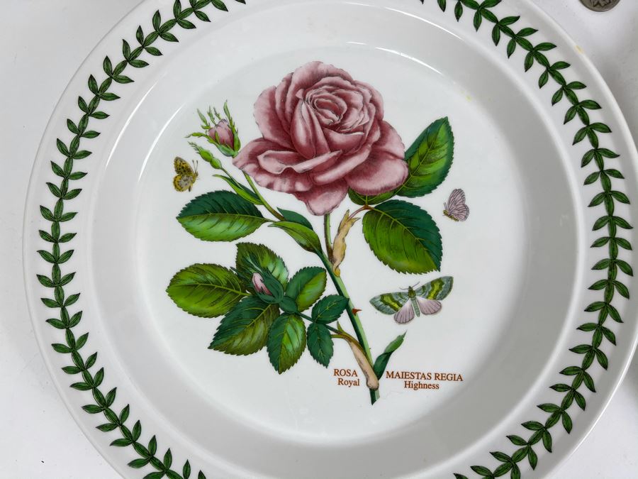 JUST ADDED - Eight Susan Williams-Ellis Botanic Garden Portmeirion Dinner Plates (There Are Duplicates Of Some Plates) 10.5R [Photo 4]