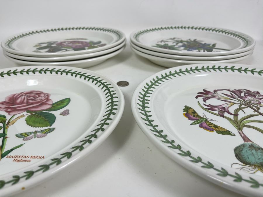 JUST ADDED - Eight Susan Williams-Ellis Botanic Garden Portmeirion Dinner Plates (There Are Duplicates Of Some Plates) 10.5R [Photo 7]