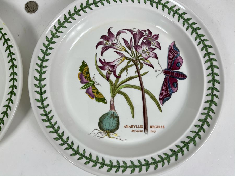 JUST ADDED - Eight Susan Williams-Ellis Botanic Garden Portmeirion Dinner Plates (There Are Duplicates Of Some Plates) 10.5R [Photo 3]