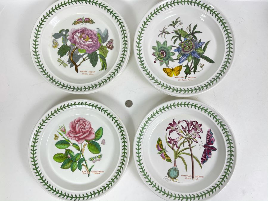 JUST ADDED - Eight Susan Williams-Ellis Botanic Garden Portmeirion Dinner Plates (There Are Duplicates Of Some Plates) 10.5R [Photo 2]