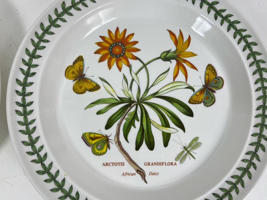 JUST ADDED - Five Susan Williams-Ellis Botanic Garden Portmeirion Dinner Plates (Duplicates Of Venus's Fly Trap) 10.5R [Photo 4]