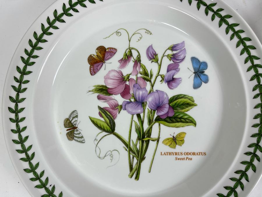 JUST ADDED - Five Susan Williams-Ellis Botanic Garden Portmeirion Dinner Plates (Duplicates Of Venus's Fly Trap) 10.5R [Photo 6]