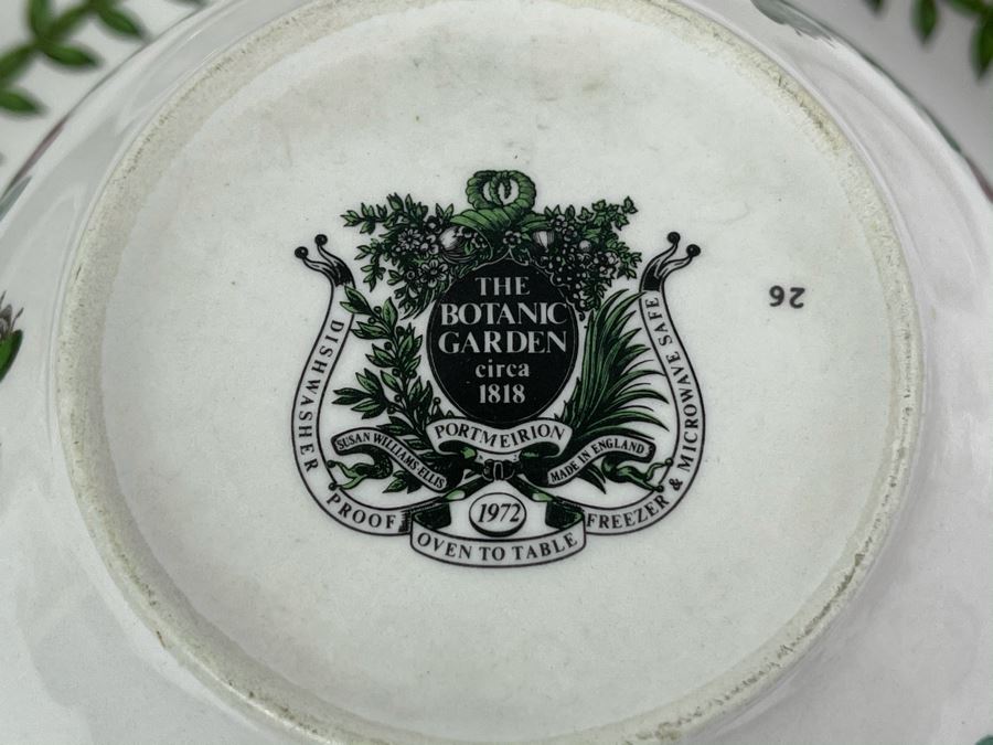 JUST ADDED - Eight Susan Williams-Ellis Botanic Garden Portmeirion Coffee Cups With 8' Saucers [Photo 13]